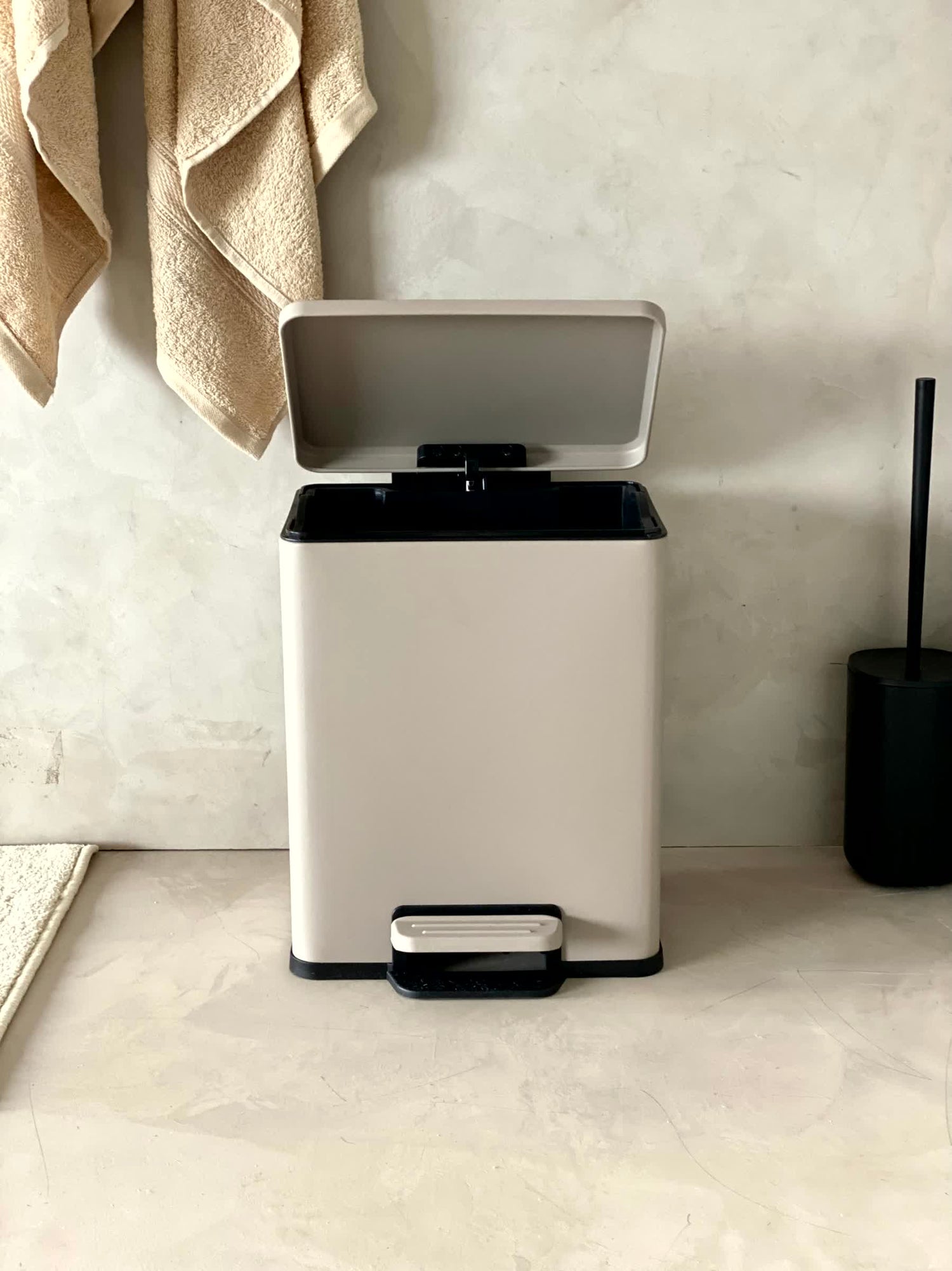Solvado Dustbin  - Beige (Large)