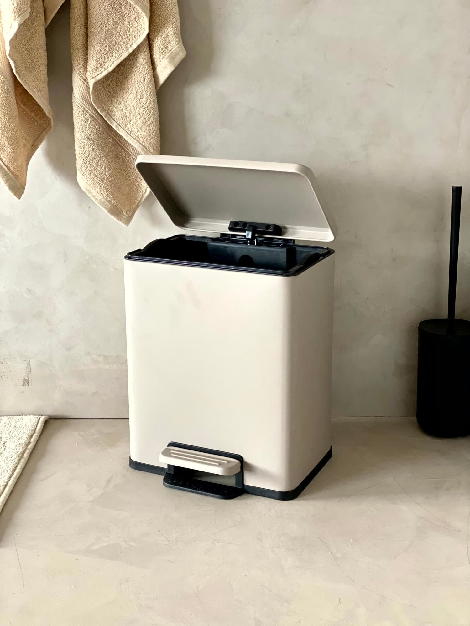Solvado Dustbin  - Beige (Large)