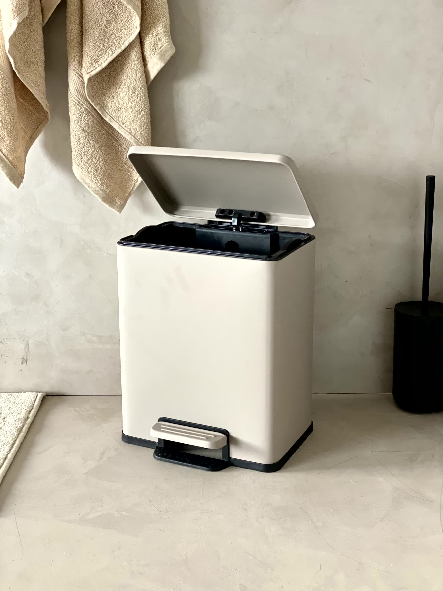 Solvado Dustbin  - Beige (Large)
