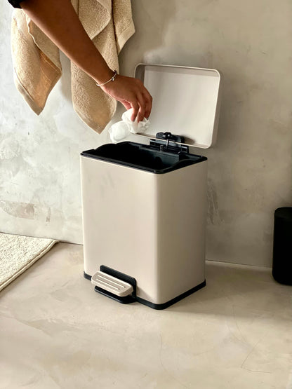 Solvado Dustbin  - Beige (Large)