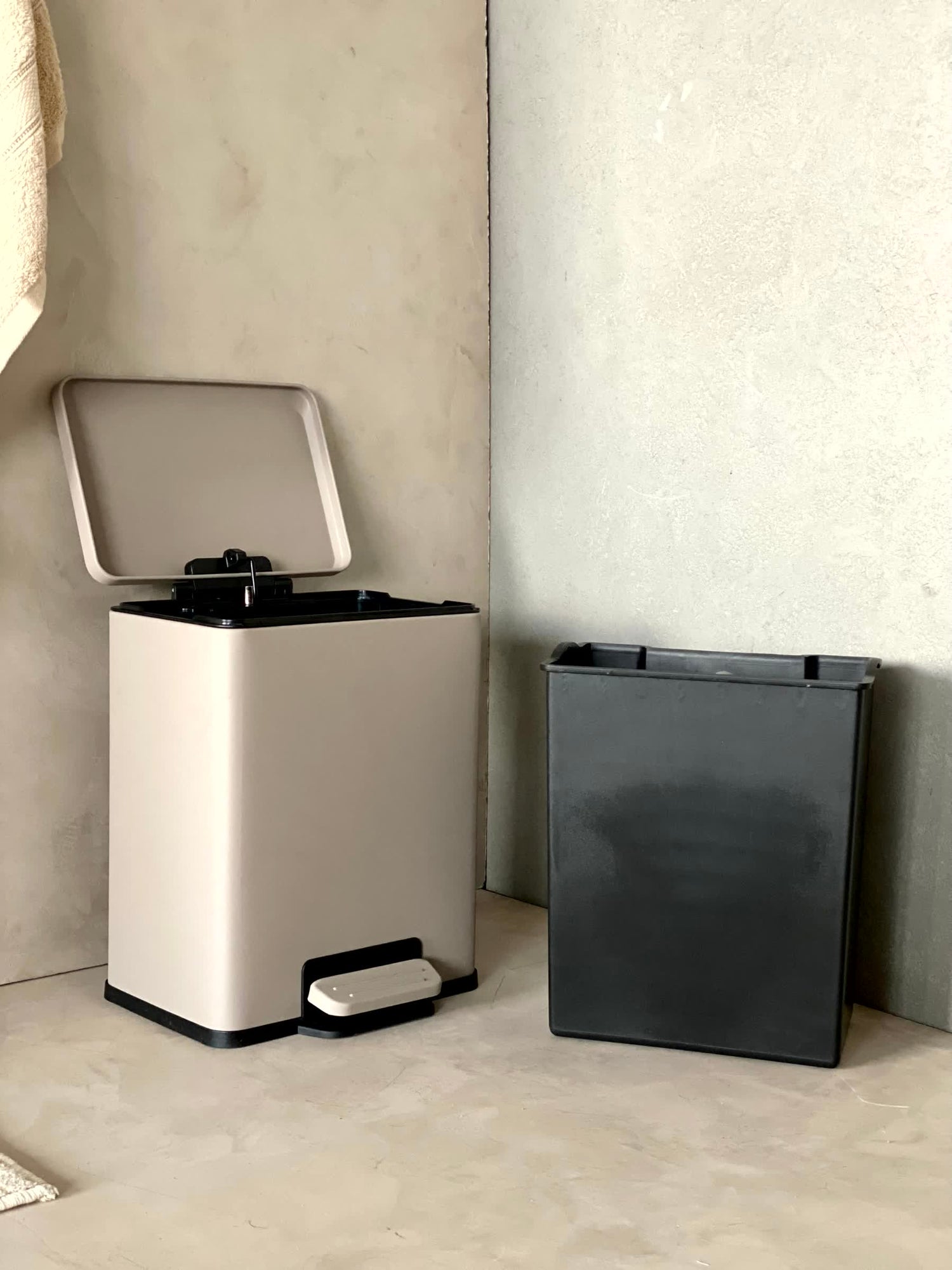 Solvado Dustbin  - Beige (Large)