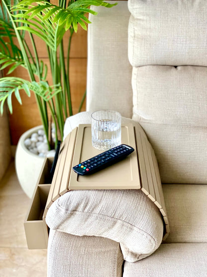 Multipurpose Sofa Armrest - Beige