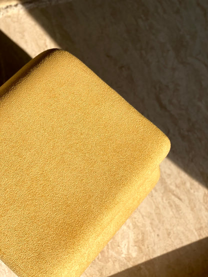 S-Boucle Pouffe - Mustard
