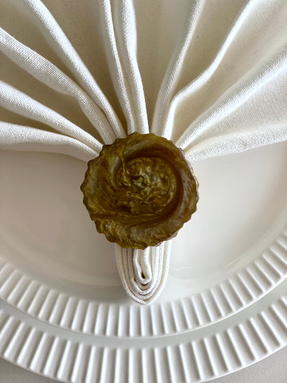 Antique Napkin Rings - Set of 6