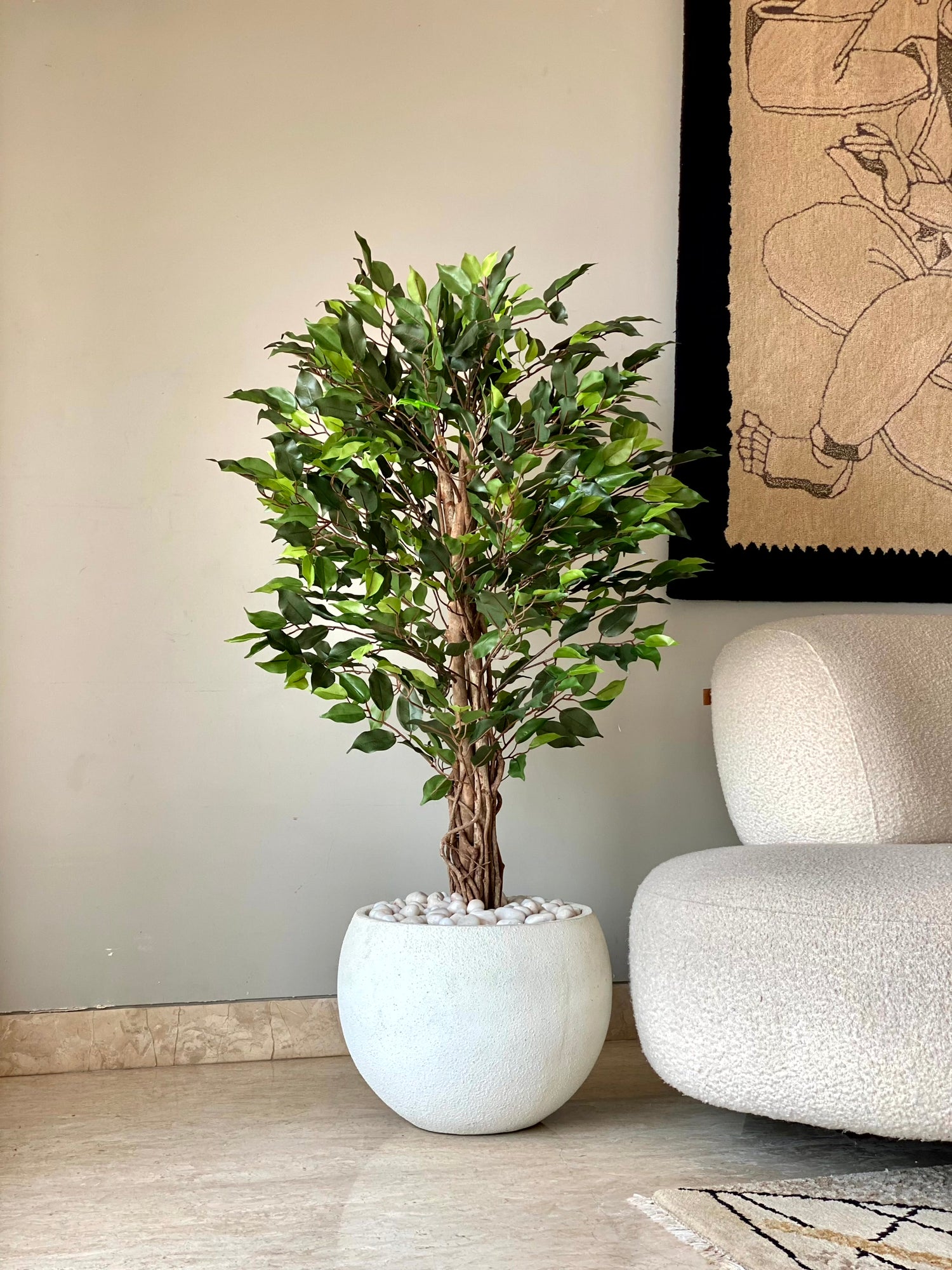 Artificial Wild Ficus Plant - 4 Feet
