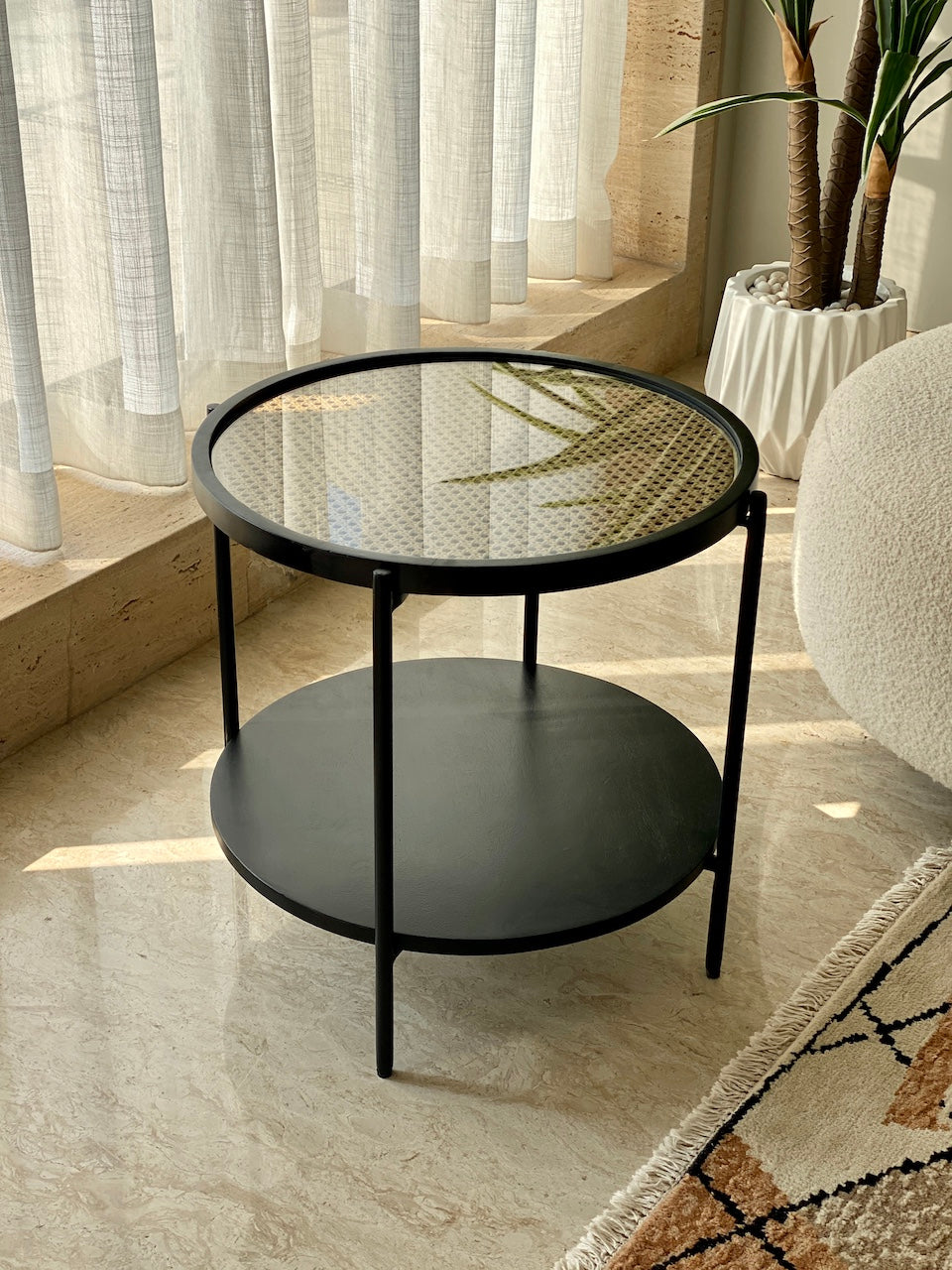 Kovo Rattan Charcoal Side/Center Table