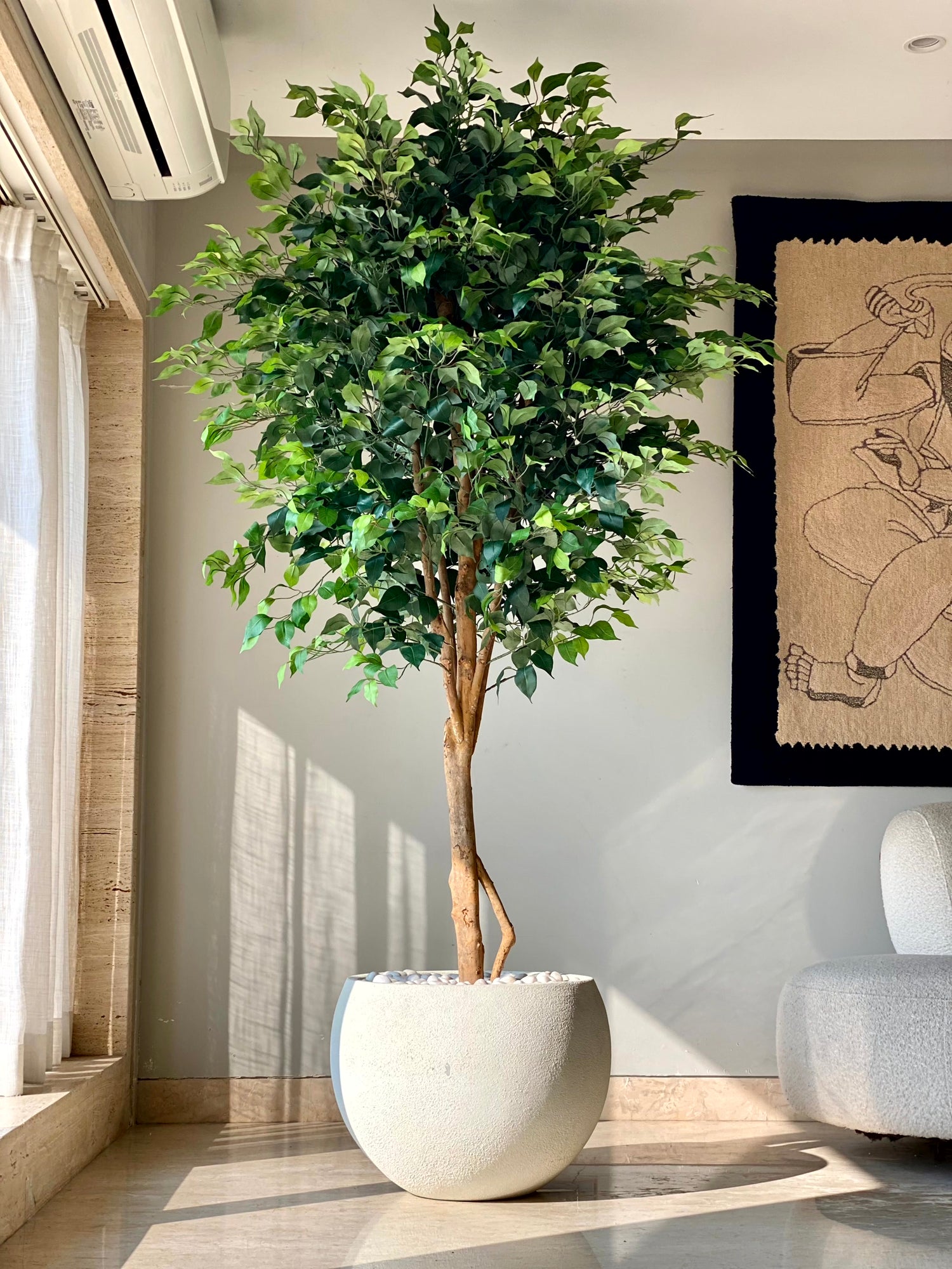 Artificial Grand Ficus Plant - 7.5 Feet