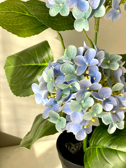 Artificial Botanic Hydrangea Plant - Blue