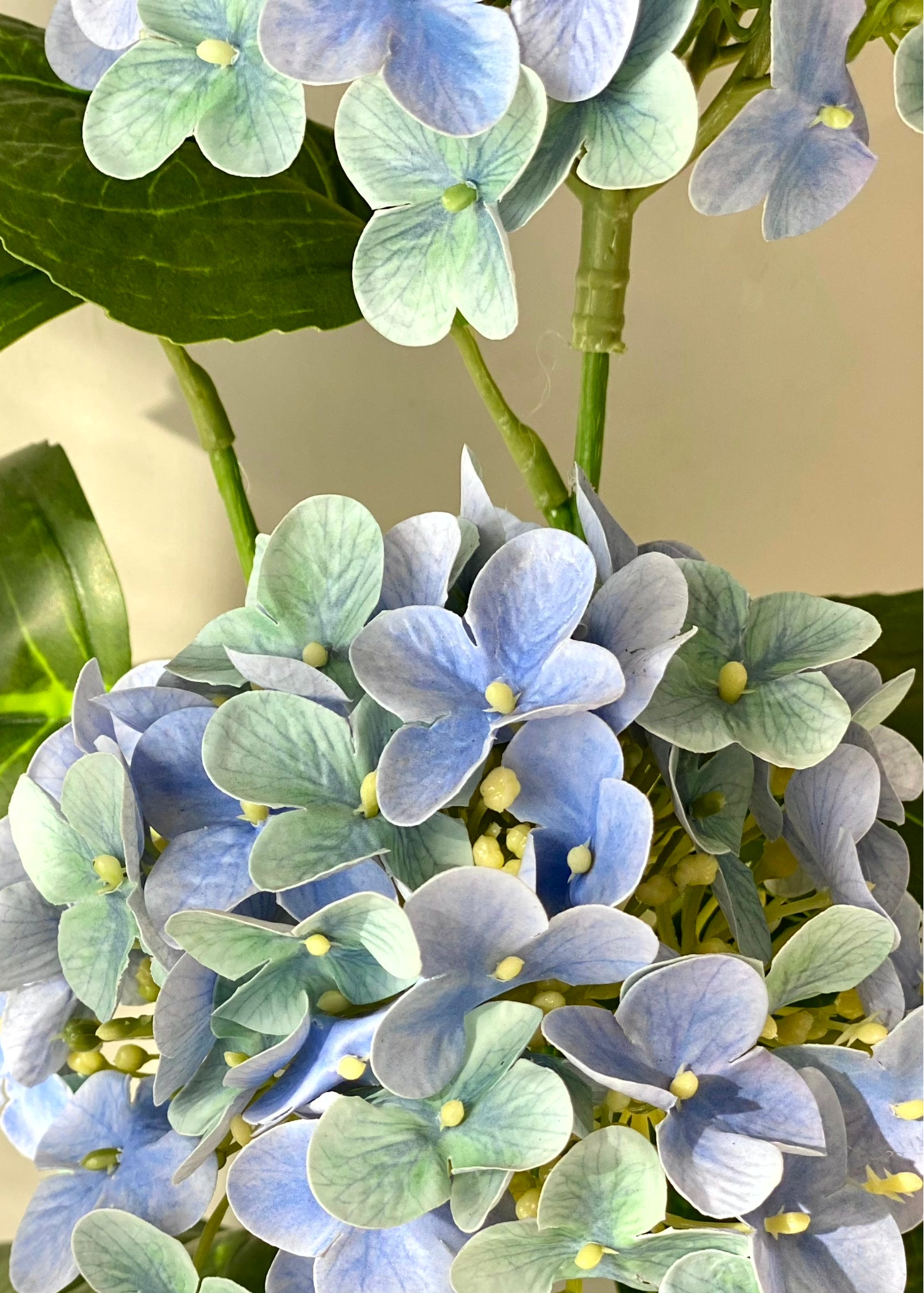 Artificial Botanic Hydrangea Plant - Blue