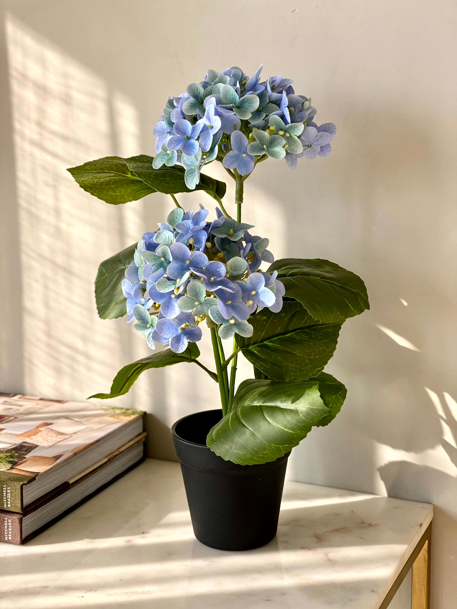 Artificial Botanic Hydrangea Plant - Blue