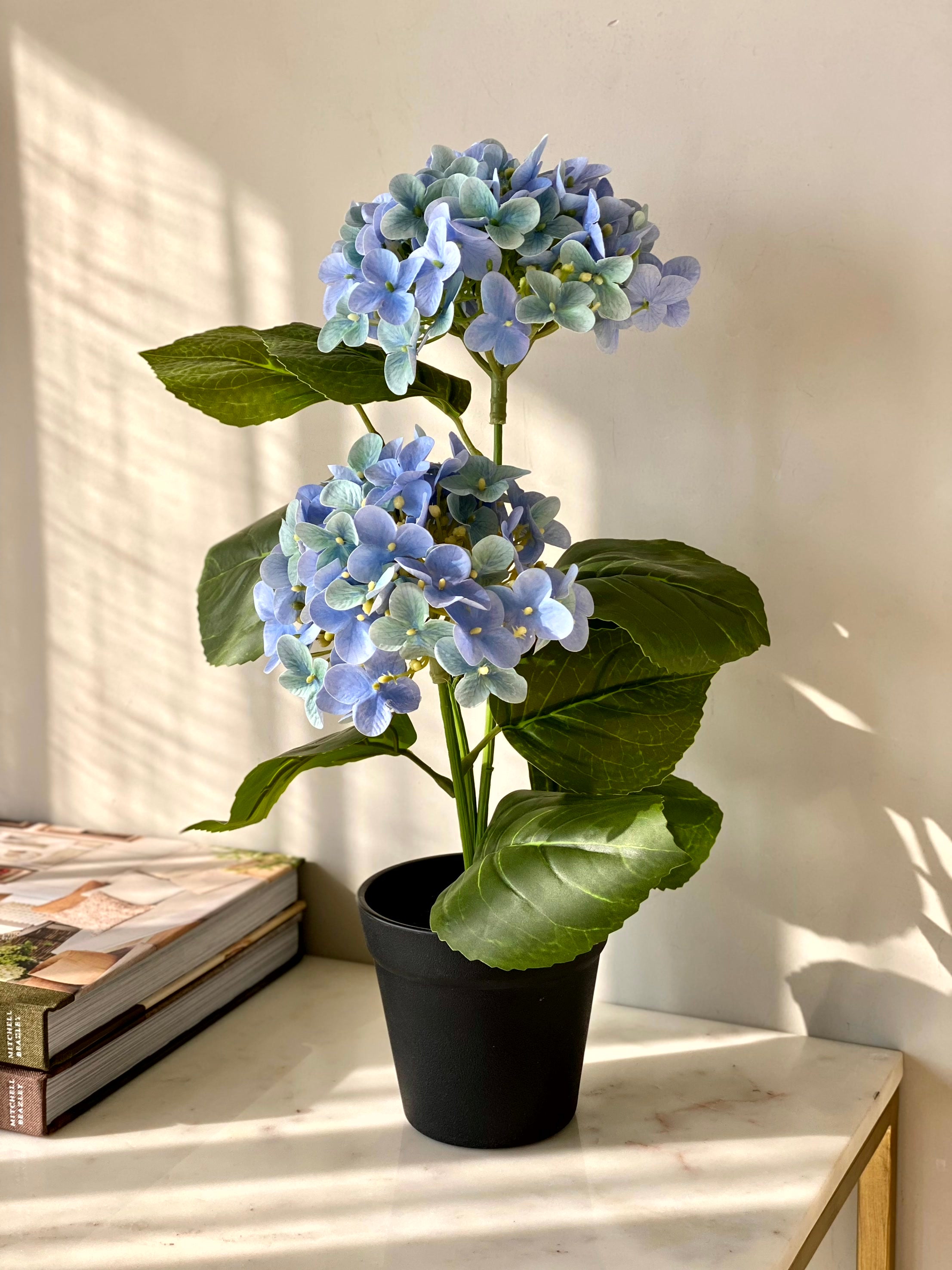 Artificial Botanic Hydrangea Plant - Blue