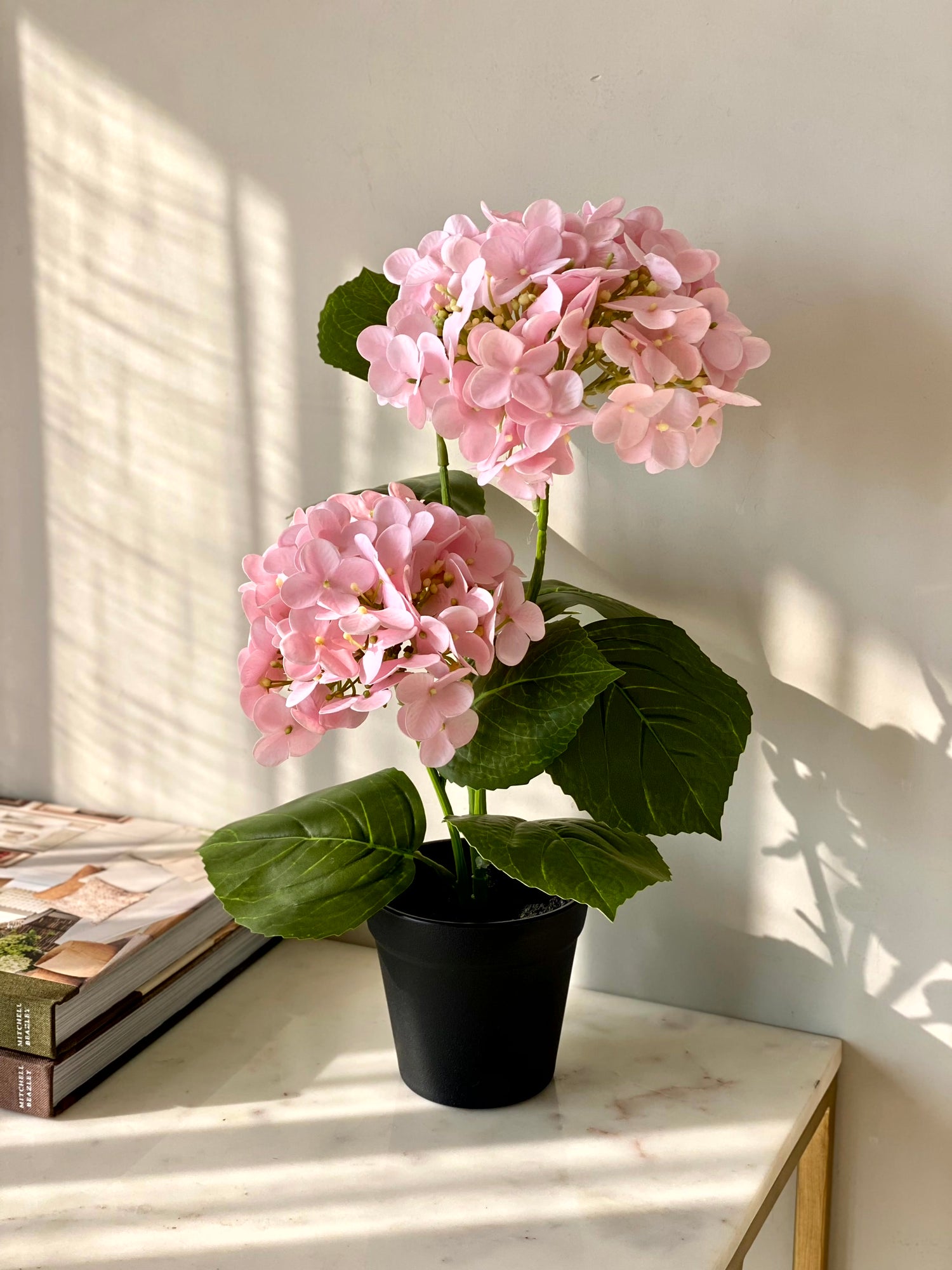 Artificial Botanic Hydrangea Plant - Pink