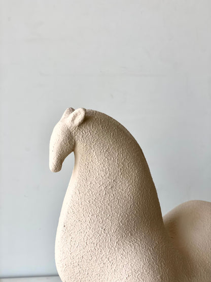Marlow Beige Horse Accent