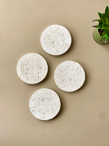 Versatile Stoneware Coasters - Set Of 4