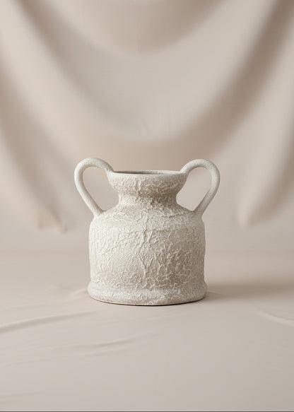 Cera Rustic Terracotta Vase - Medium