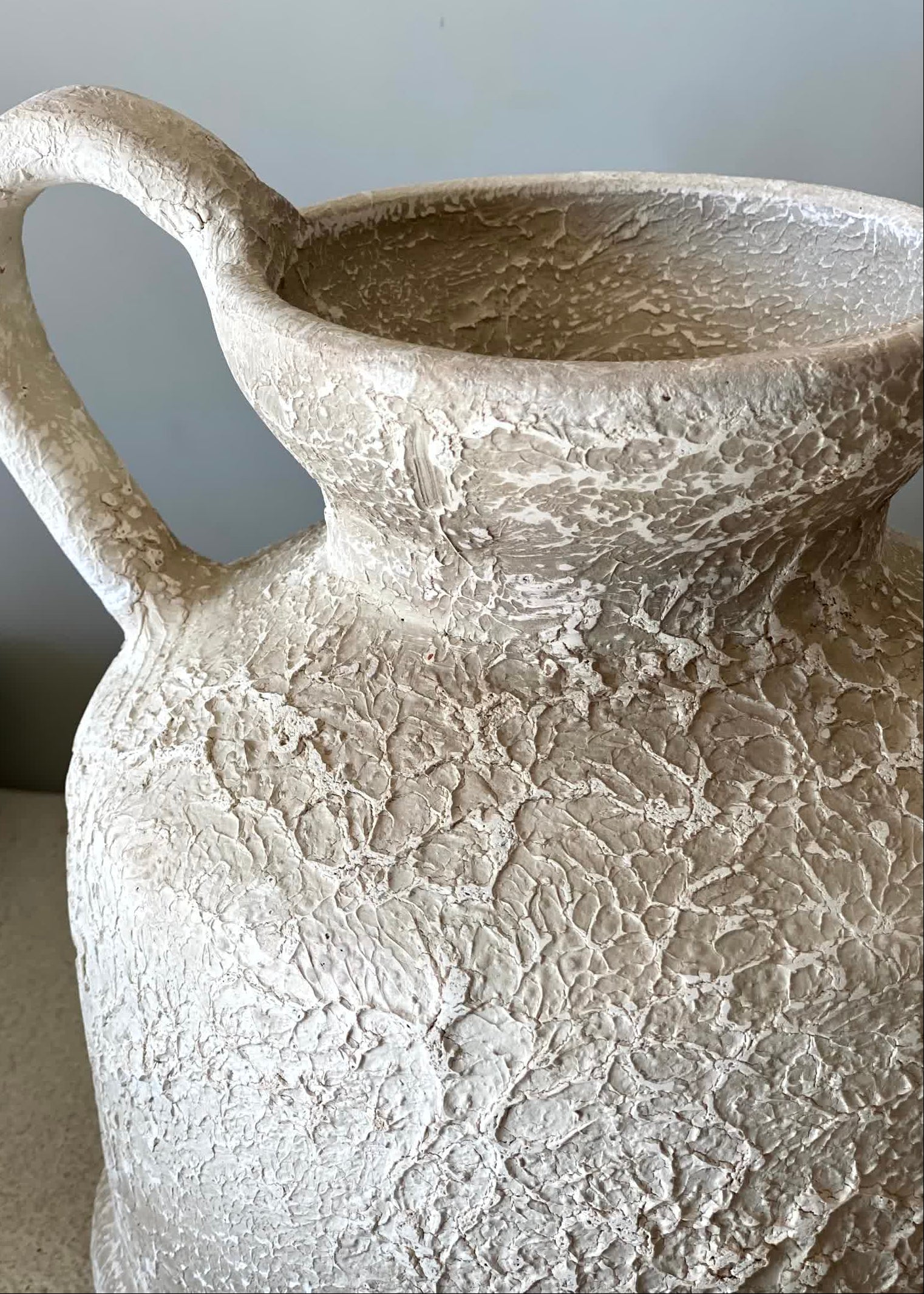 Cera Rustic Terracotta Vase - Medium