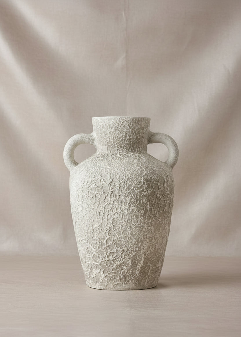 Cera Rustic Terracotta Vase - Large