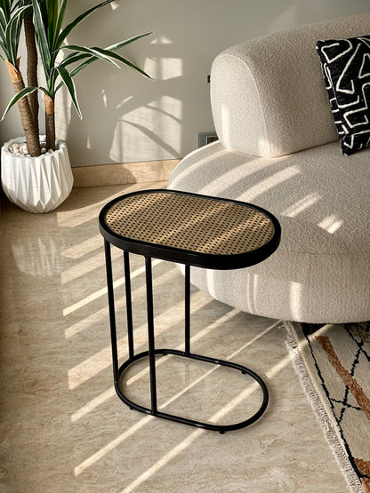 Kovo Rattan Charcoal C-Table