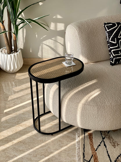 Kovo Rattan Charcoal C-Table