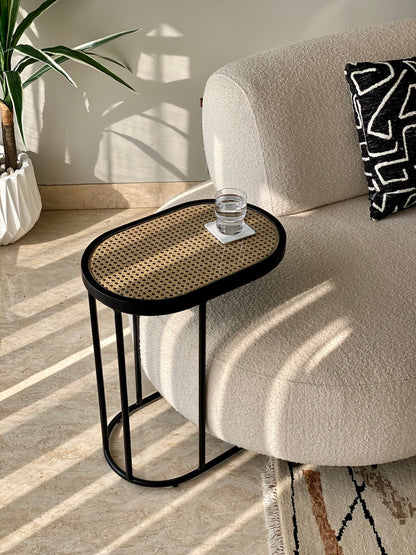 Kovo Rattan Charcoal C-Table