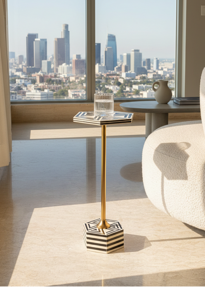 Cairo Inlay Drink Table