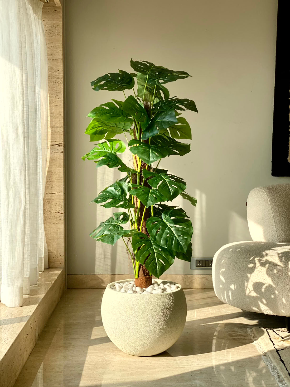 Artificial Monstera Muse Plant - 4.5 Feet