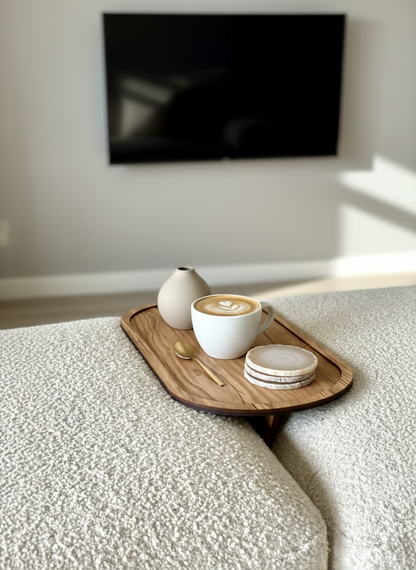 Elm Sofa Tray - Light Brown