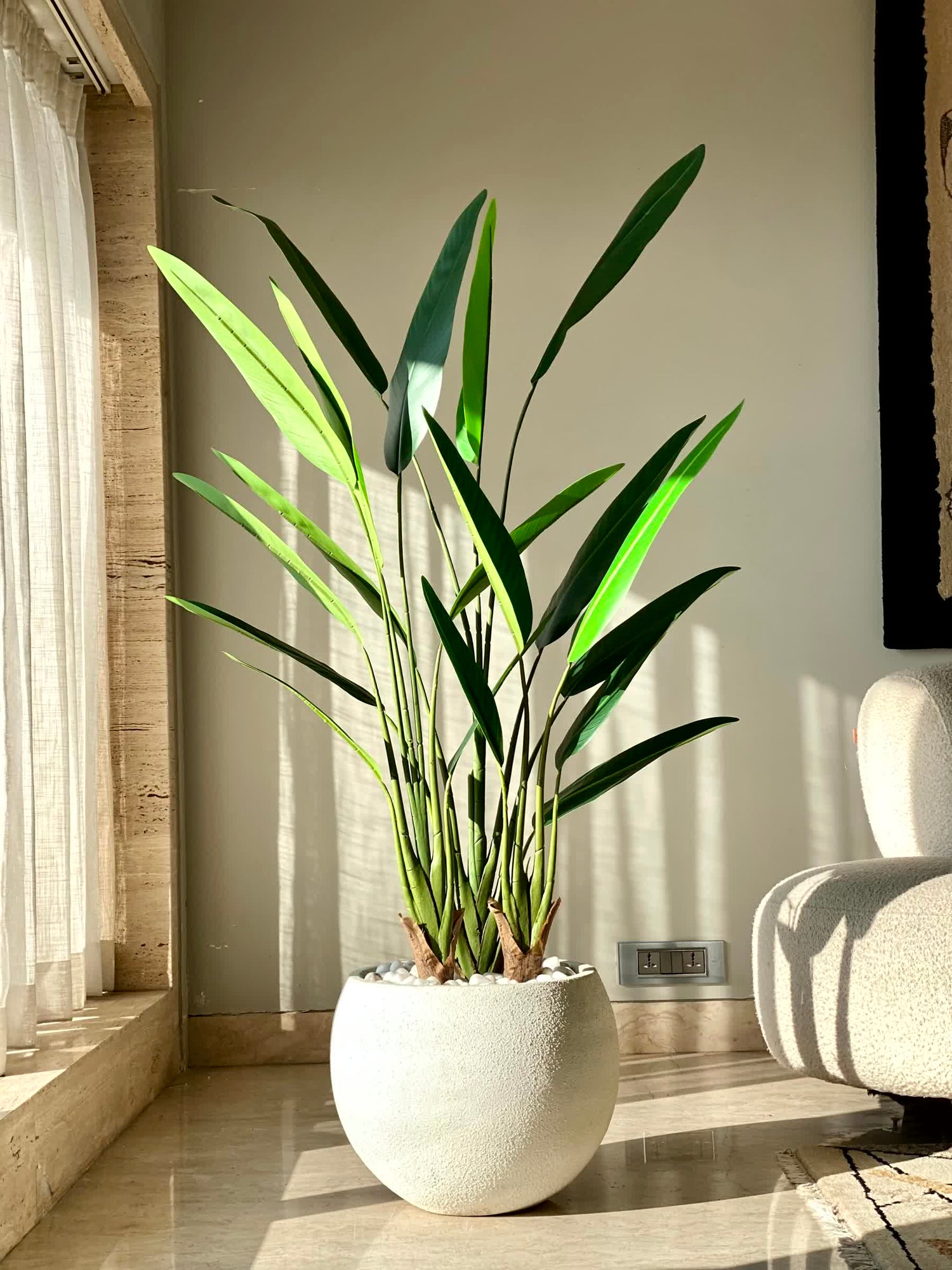 Artificial Slim Travellers Palm Plant - 5 Feet