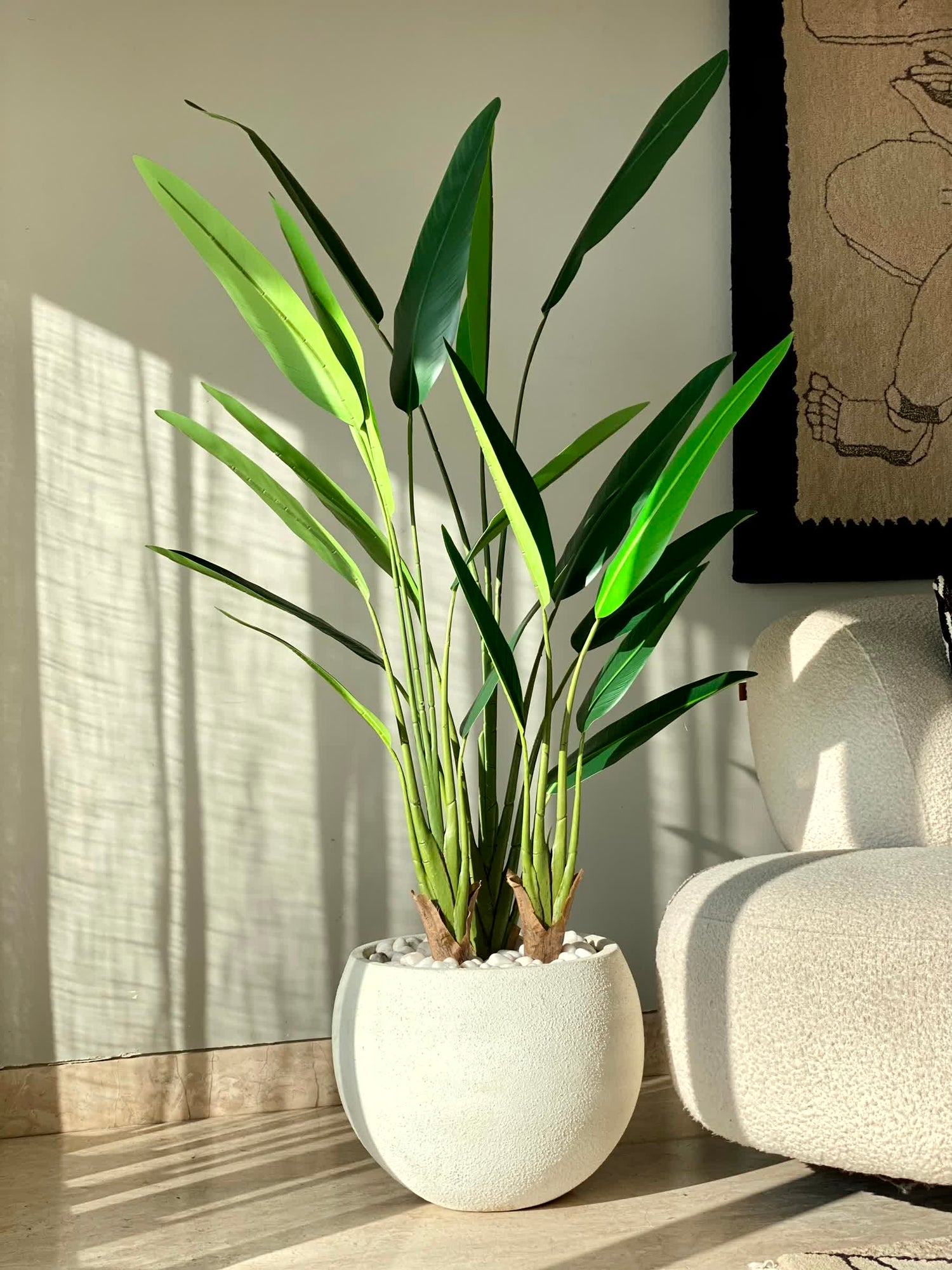 Artificial Slim Travellers Palm Plant - 5 Feet