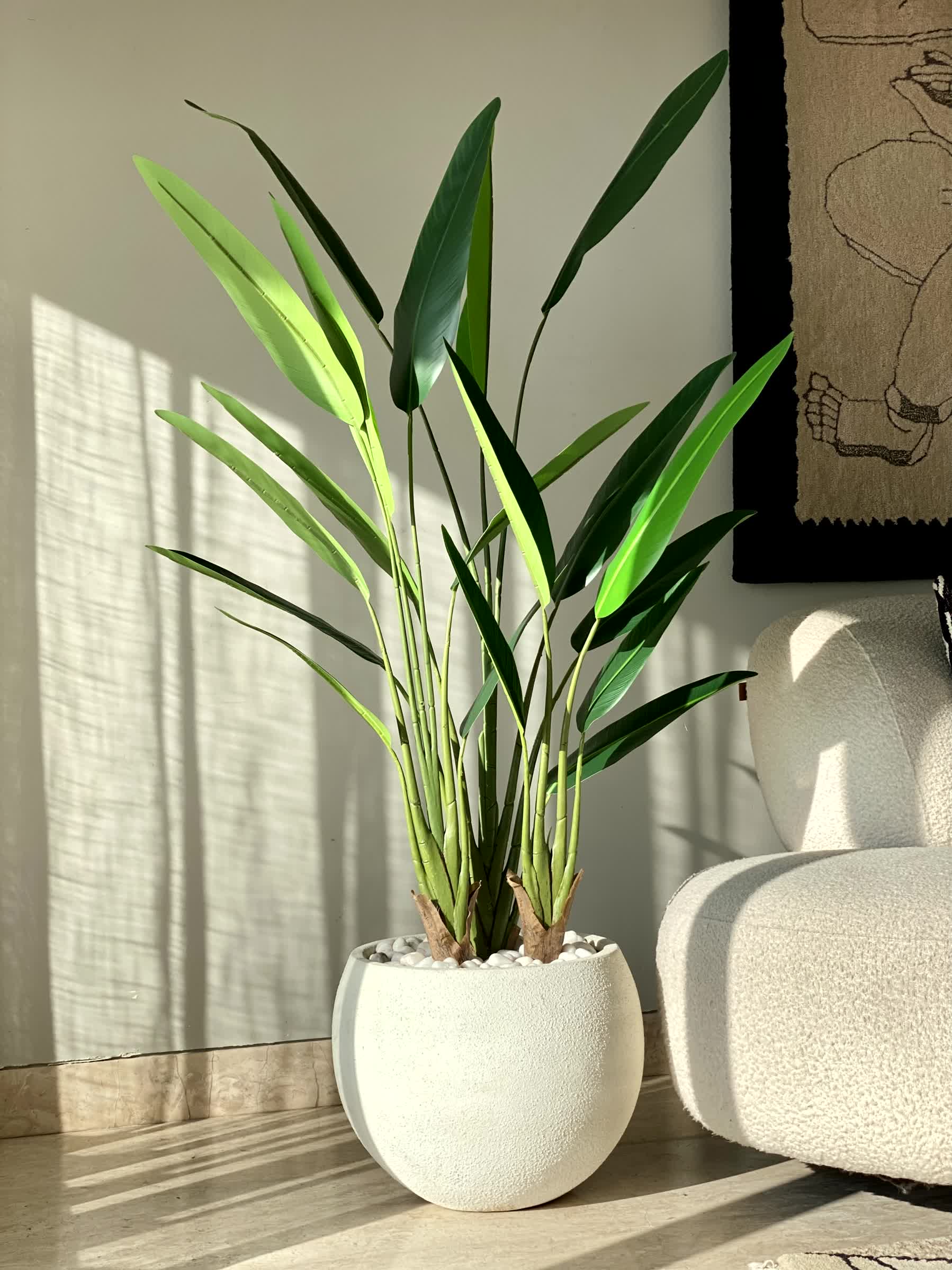 Artificial Slim Travellers Palm Plant - 5 Feet