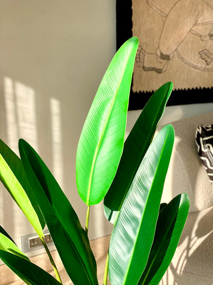Artificial Slim Travellers Palm Plant - 3 Feet