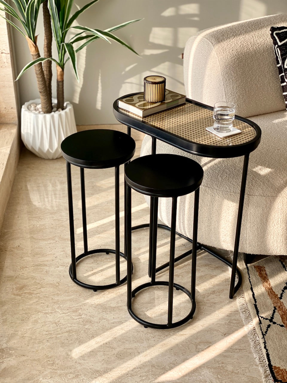 Manila Rattan & Acacia Center Table, Mason Home by Amarsons - Lifestyle &  Decor