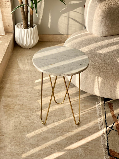 Halden Marble Side Table