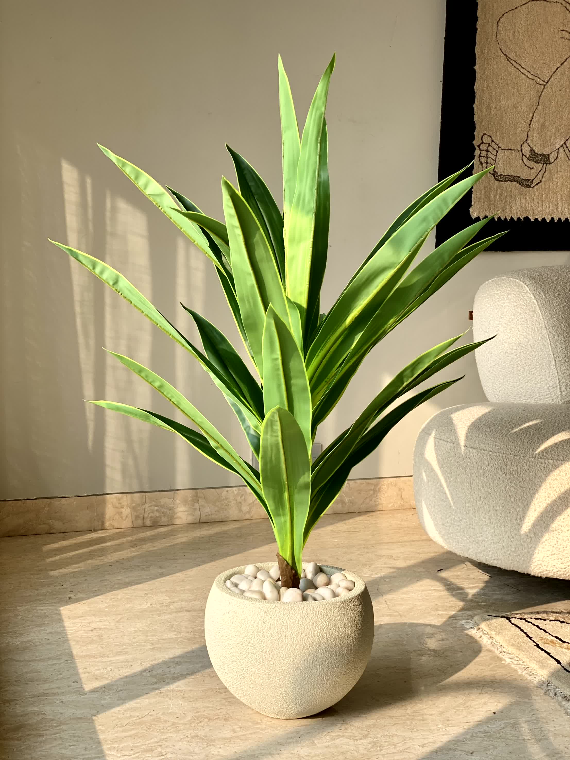 Artificial Lush Dracenna Plant - 4 Feet