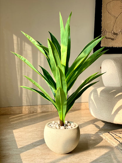 Artificial Lush Dracenna Plant - 4 Feet