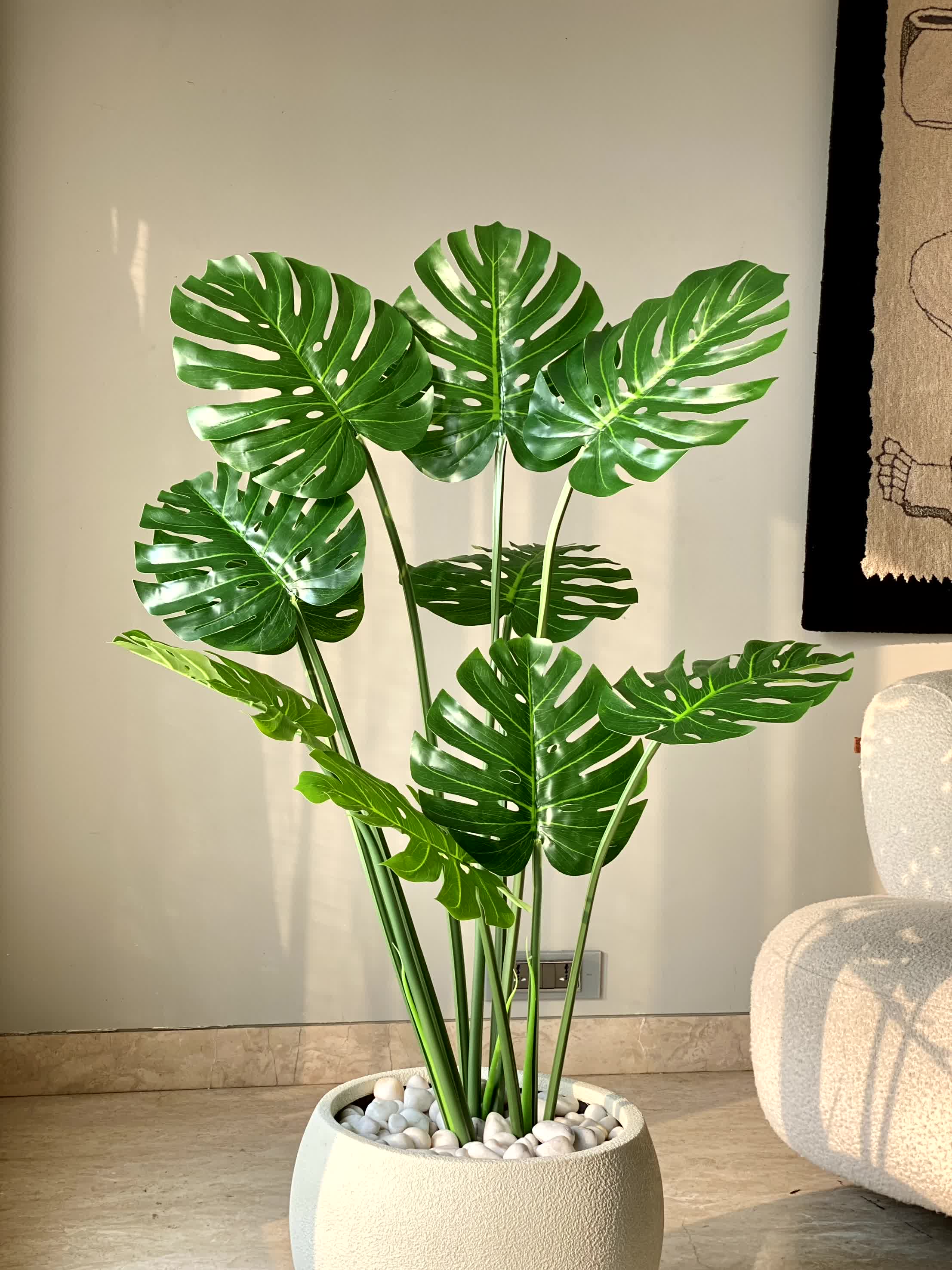 Artificial Monstera Plant - 4 Feet