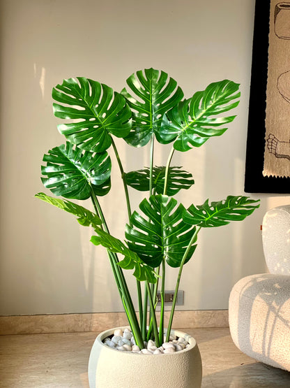 Artificial Monstera Plant - 4 Feet