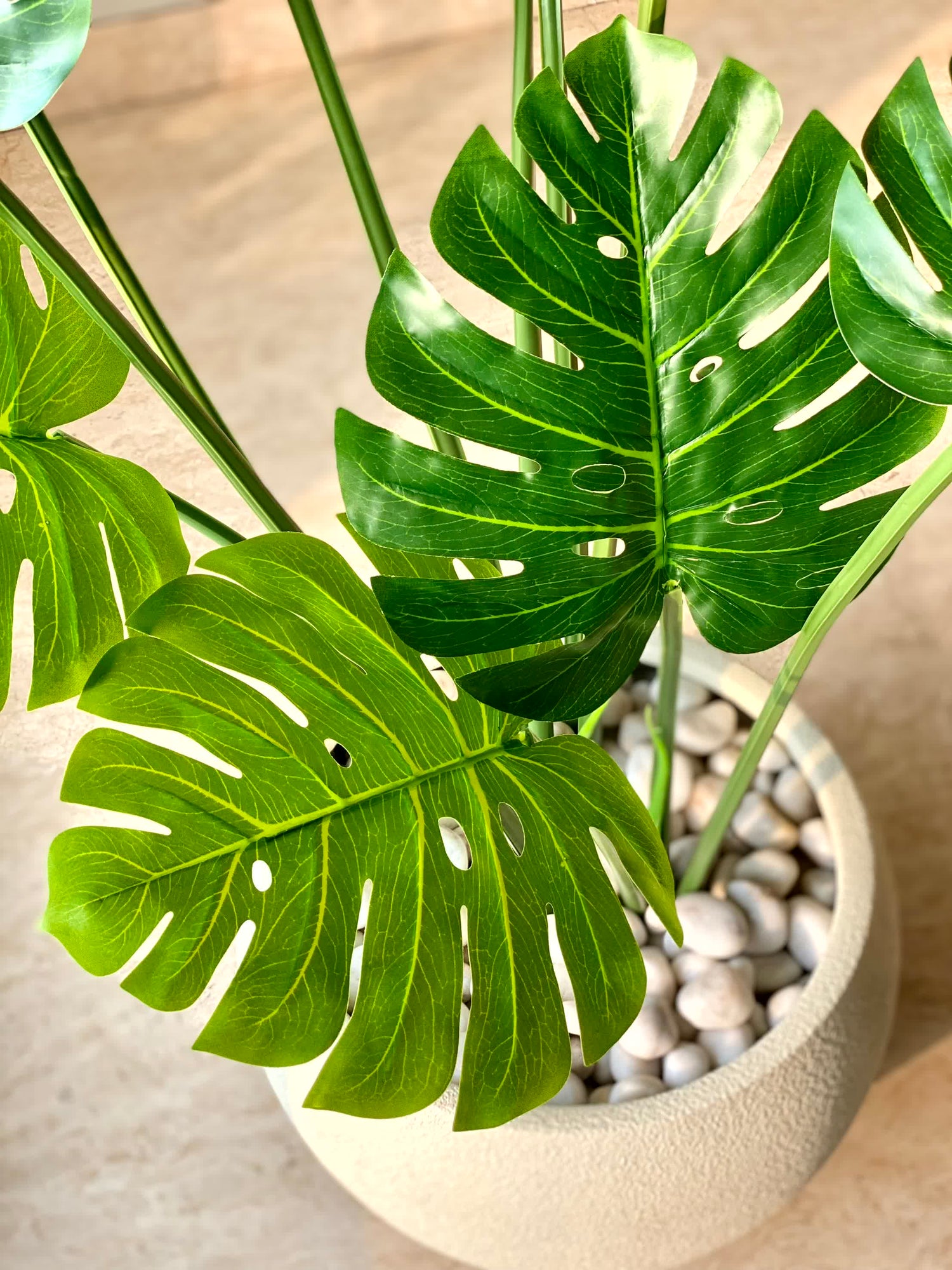 Artificial Monstera Plant - 4 Feet