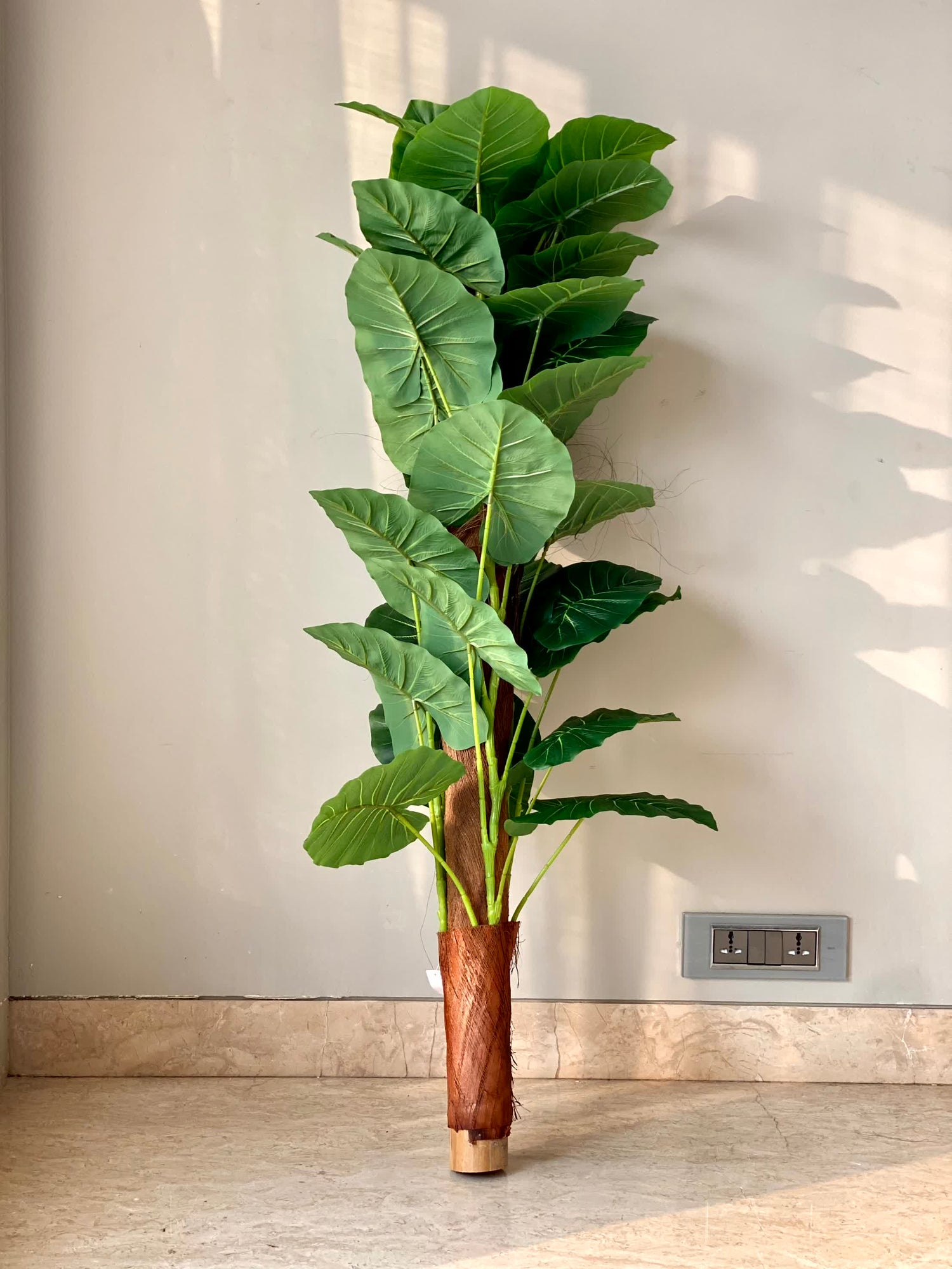 Artificial Mossy Monstera Plant - 4.5 Feet