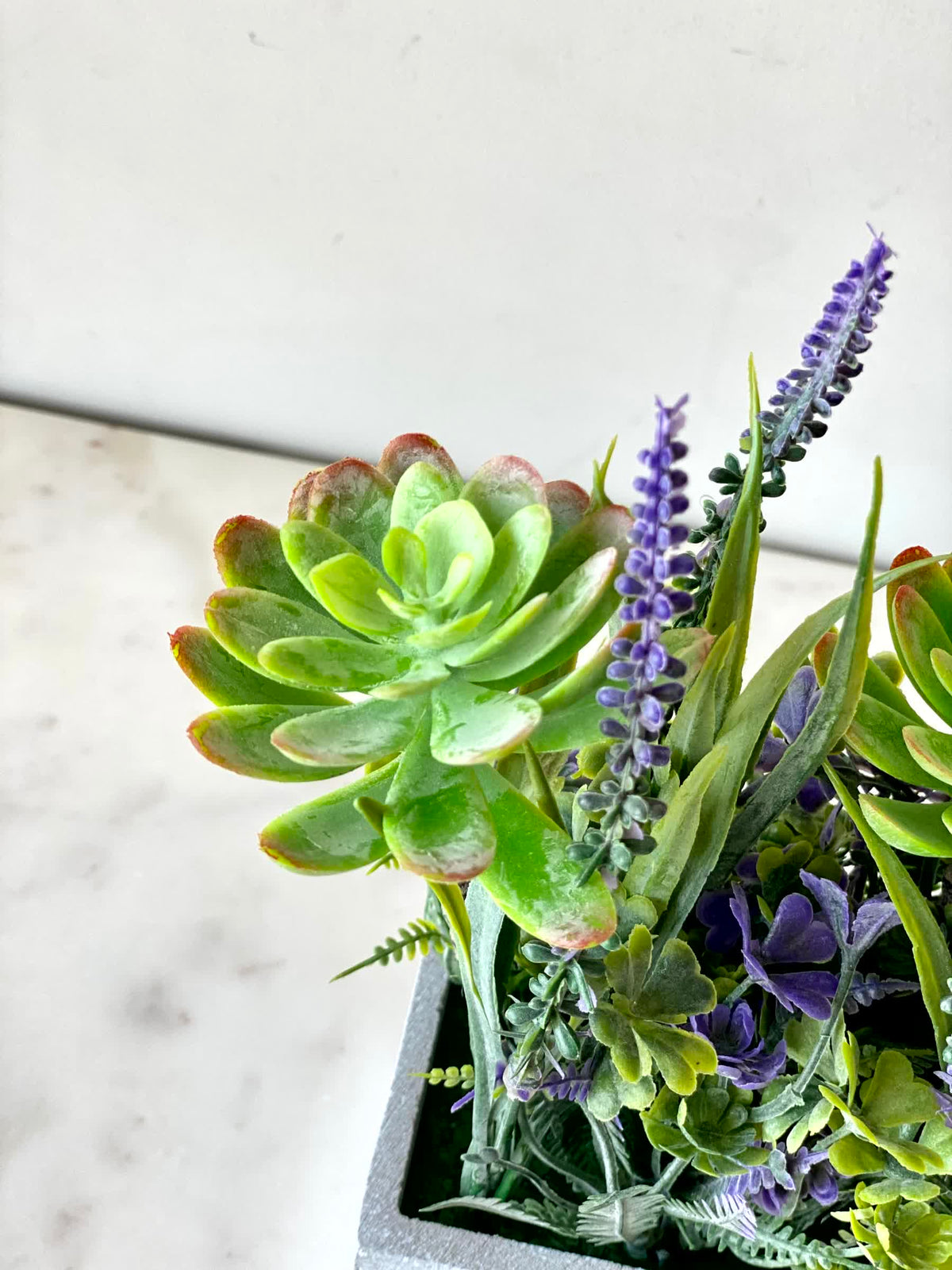 Artificial Alpine Bloom Succulent