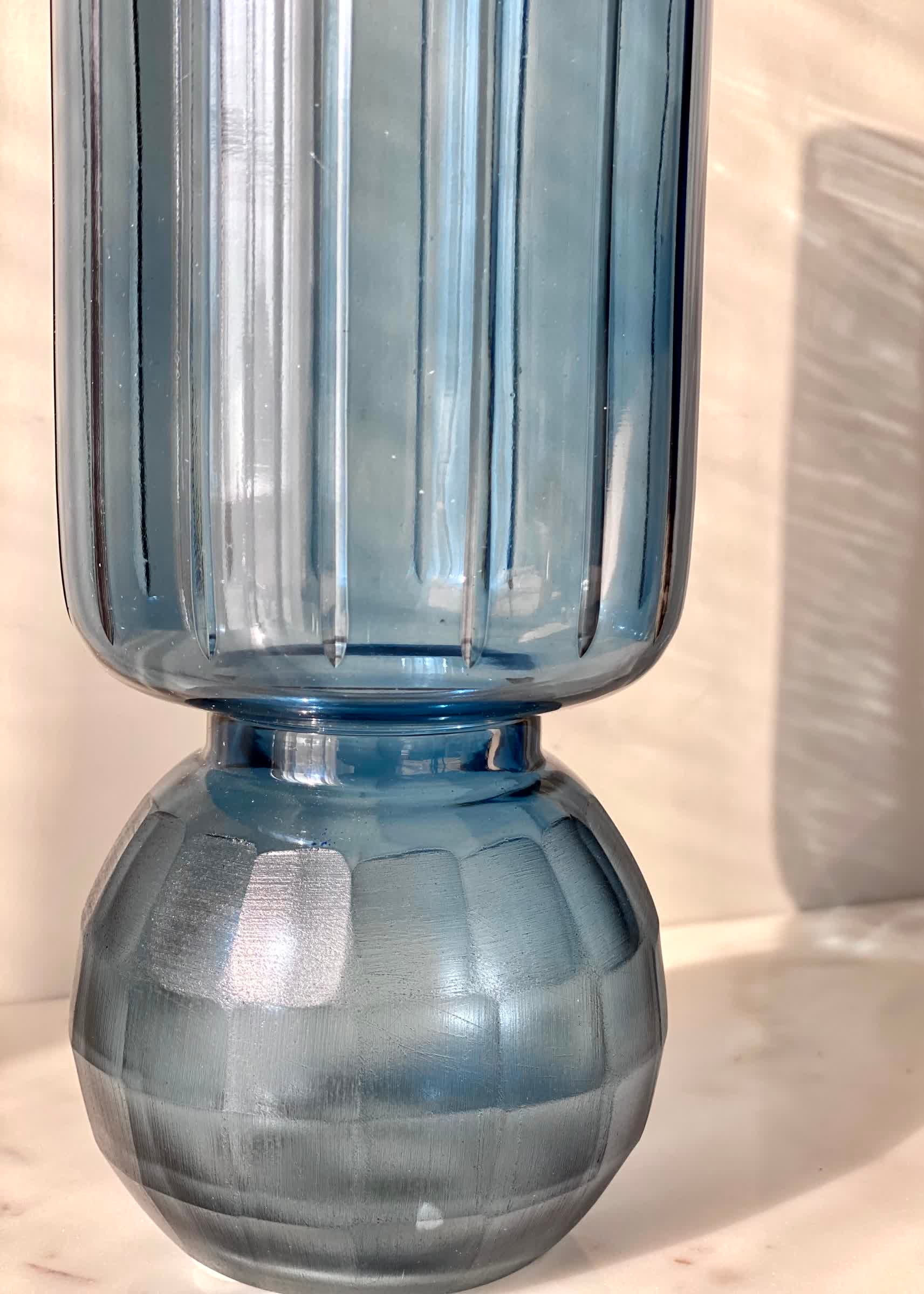Pedestal Glass Vase – Large