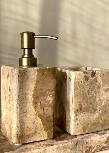 Caldera Marble Bath Set - (Set of 3)