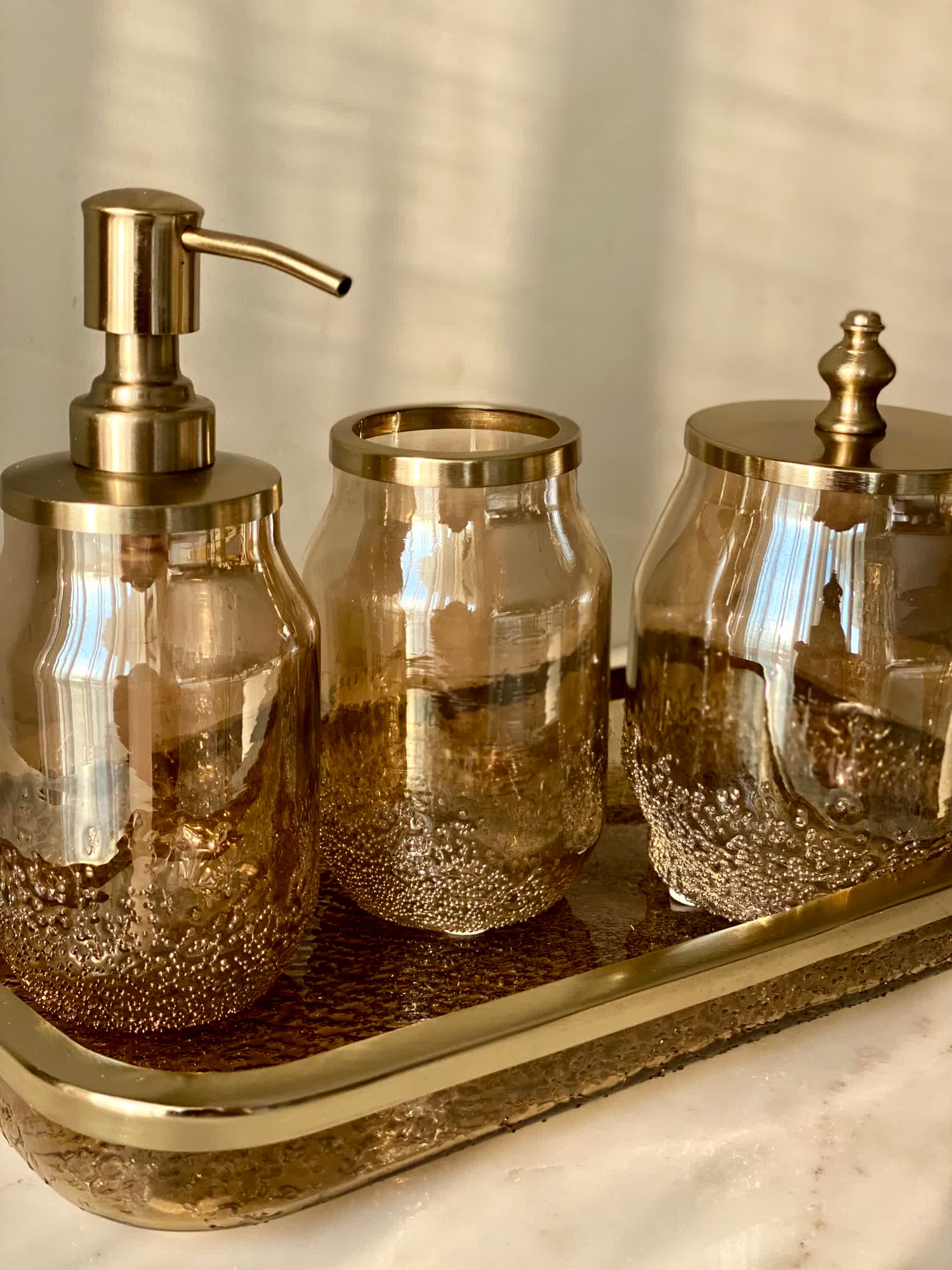 Imperium Gold Bath set - (Set of 4)
