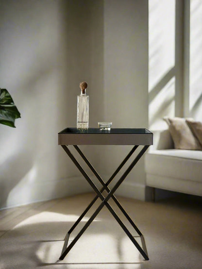 Naples Grey Butler Tray Table