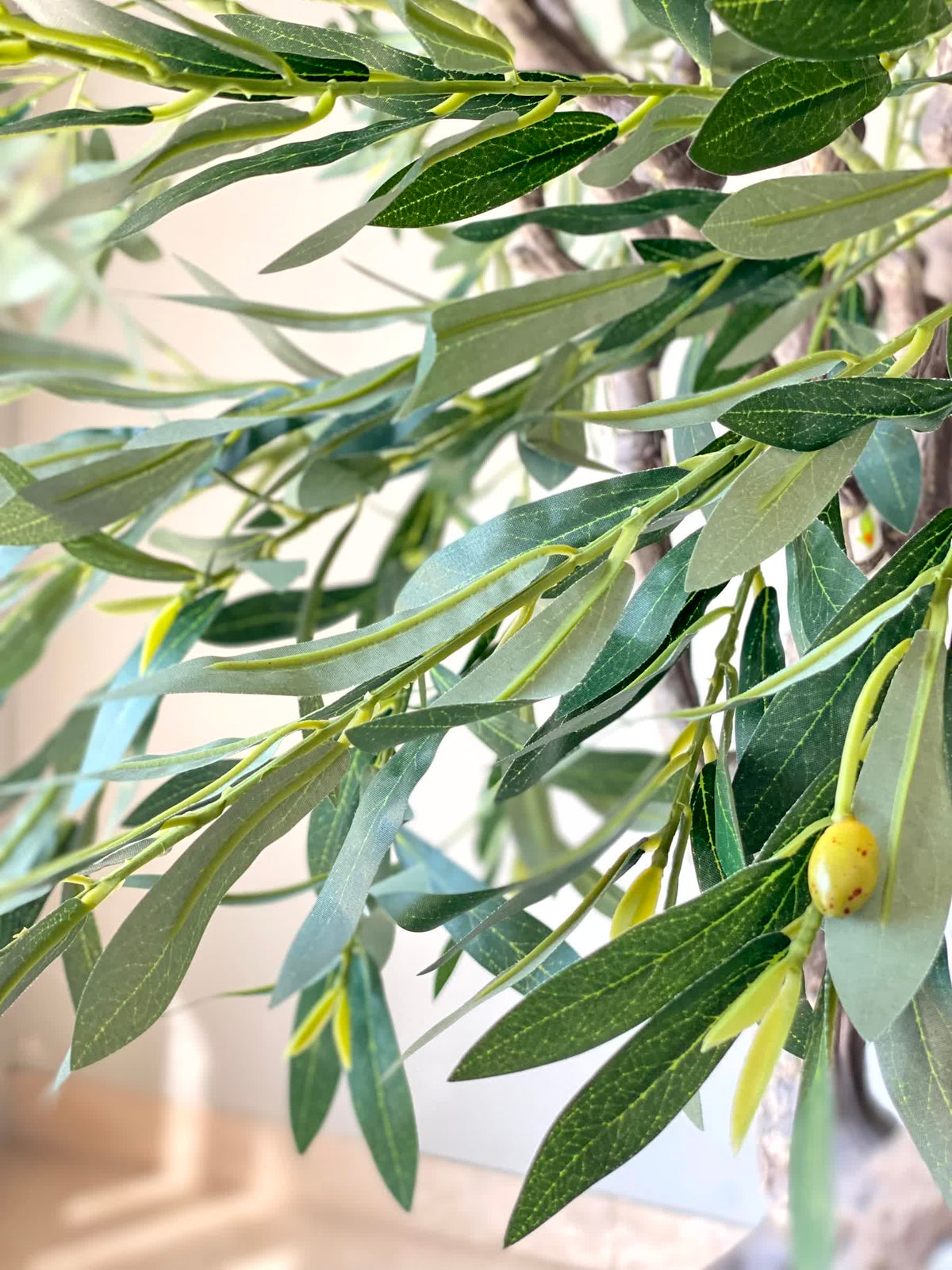Artificial Europaea Olive Plant - 8.3 Feet