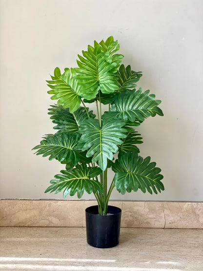 Artificial Serene Philodendron Plant - 2 Feet