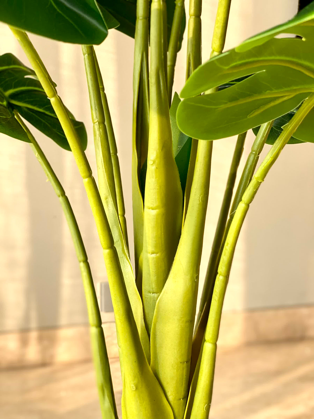 Artificial Exotic Monstera Leaf Plant - 4 Feet