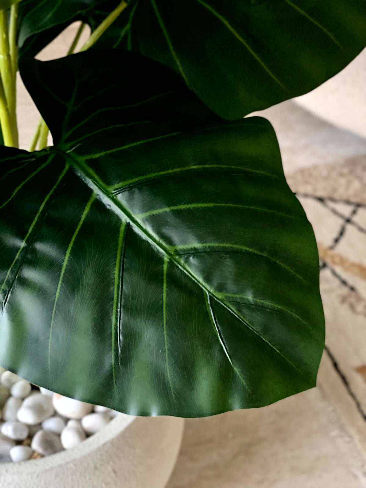 Artificial Alocasia Broad Leaf Plant - 4 Feet