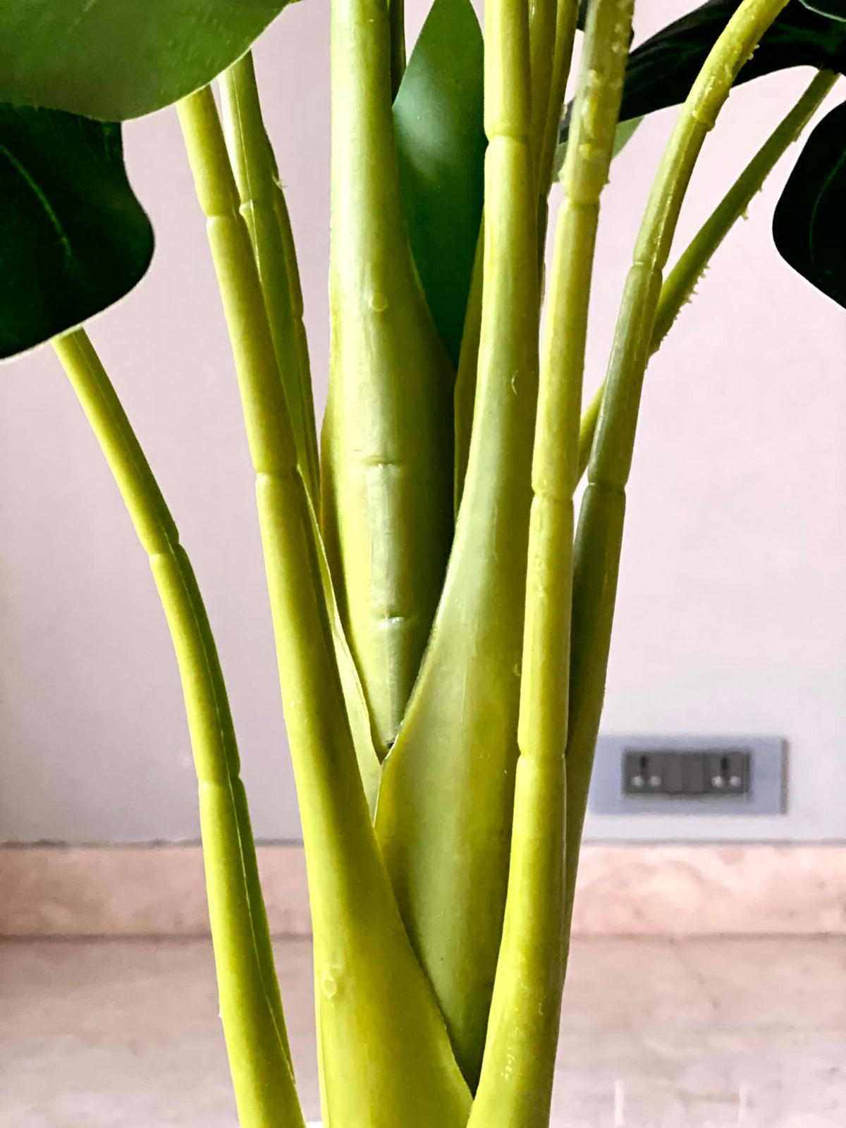 Artificial Alocasia Broad Leaf Plant - 4 Feet
