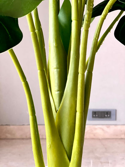 Artificial Alocasia Broad Leaf Plant - 4 Feet